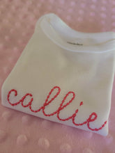 Load image into Gallery viewer, Personalized Embroidered Baby Bodysuit With Name