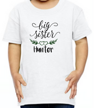 Load image into Gallery viewer, Big & Little Sister Shirts or Baby Bodysuits