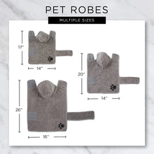 Load image into Gallery viewer, Personalized Embroidered Pet Bath Robe with PawPrint