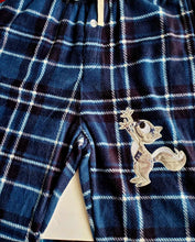 Load image into Gallery viewer, "Squirrel reaching for nuts" Dallas Cowboy Embroidered Mens Pajama Lounge Pants