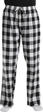 Load image into Gallery viewer, Plaid Fleece Print Pajama Pants | Monogrammed PJ Pants | Monograms | Matching Bottoms Lounge Pants