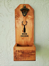 Load image into Gallery viewer, BEER SEASON Beer Bottle Opener and Cap Catcher Rustic