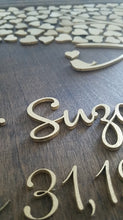 Load image into Gallery viewer, Personalized 3D Wedding Wooden Tree of Hearts Guest Book