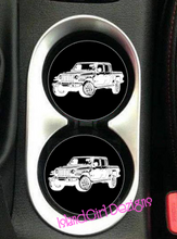 Load image into Gallery viewer, Jeep Gladiator Personalized Car Coasters