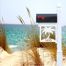 Load image into Gallery viewer, palm tree mailbox sign pvc