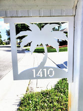 Load image into Gallery viewer, palm tree mailbox sign pvc
