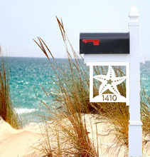 Load image into Gallery viewer, starfish mailbox sign pvc