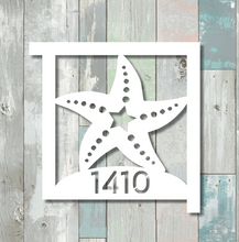 Load image into Gallery viewer, starfish mailbox sign pvc
