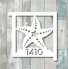 Load image into Gallery viewer, starfish mailbox sign pvc