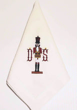 Load image into Gallery viewer, Nutcracker Monogrammed Dinner Napkins