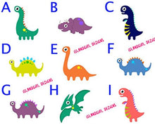 Load image into Gallery viewer, Personalized Dinosaur Pillow Cover~ 16 x 16