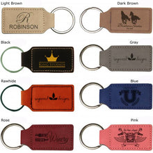 Load image into Gallery viewer, Jeep Life Leatherette Rectangle Keychain