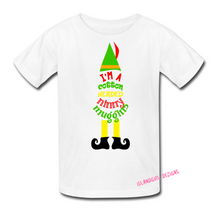 Load image into Gallery viewer, I'M A COTTON HEADED NINNY MUGGINS - BUDDY THE ELF Baby Onesie  or Childrens Tee