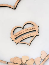 Load image into Gallery viewer, Wedding Guest Book Alternative - Drop Heart