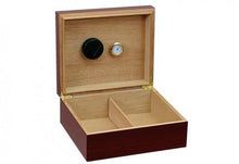 Load image into Gallery viewer, Personalized Cherry Wood Cigar Humidor 25-50 Cigars