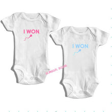 Load image into Gallery viewer, I Won Sperm bodysuit / onesie® outfit / creeper Baby-funny baby onesie