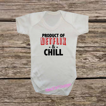 Load image into Gallery viewer, Product of NETFLIX & Chill bodysuit / onesie® /creeper outfit -funny baby onesie
