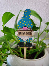 Load image into Gallery viewer, Gnome Garden Plant Stake - I Wet My Plants
