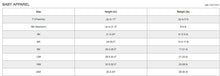 Load image into Gallery viewer, Bodysuit sizes
