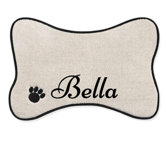 Personalized Pet Mat with PawPrint