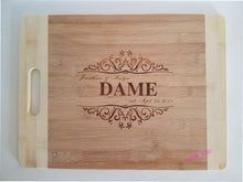 Load image into Gallery viewer, Personalized Bamboo Cutting Board
