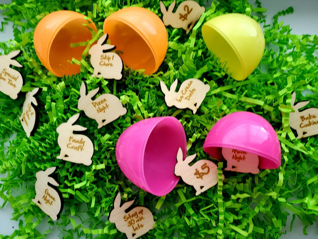 Easter Egg-Filler Wooden Tokens
