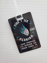 Load image into Gallery viewer, Fire &amp; Ice Luggage/Bag Tag
