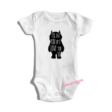 Load image into Gallery viewer, I&#39;ll Eat You Up I Love You So bodysuit / onesie® /creeper outfit -funny baby onesie Where the Wild Things Are

