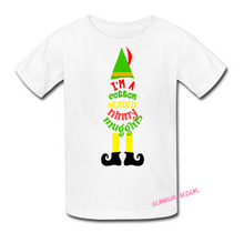 Load image into Gallery viewer, I&#39;M A COTTON HEADED NINNY MUGGINS - BUDDY THE ELF Baby Onesie  or Childrens Tee
