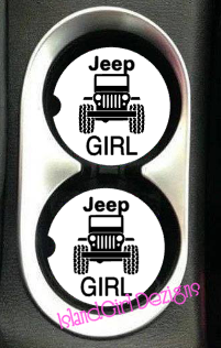 Jeep Girl Car Coaster