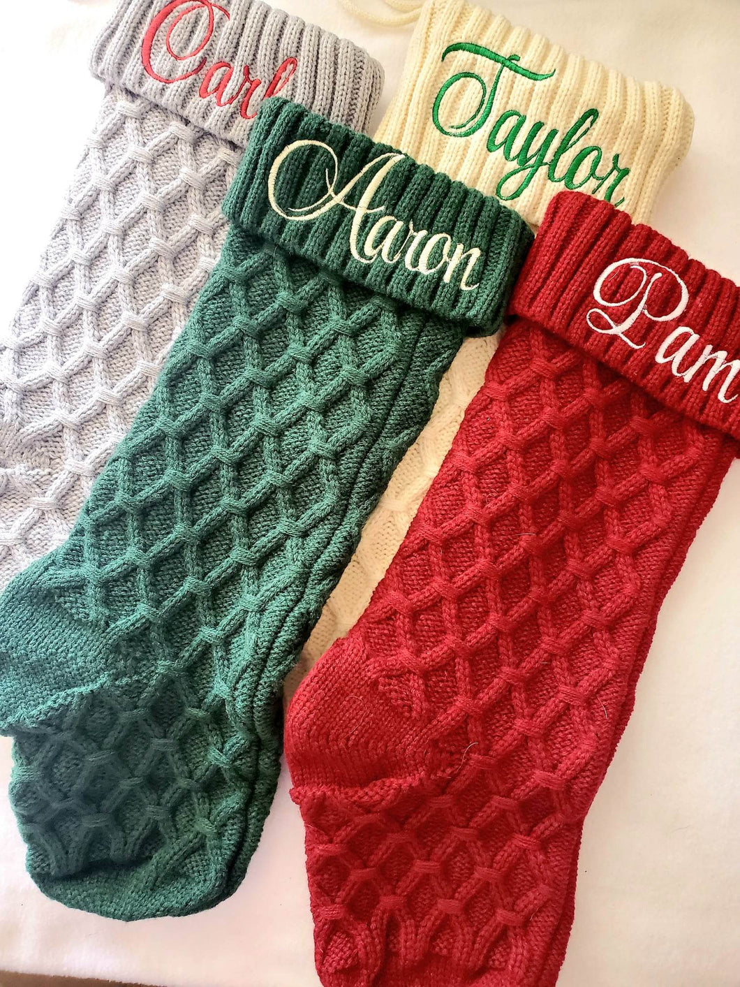 Embroidered Personalized Christmas Stocking