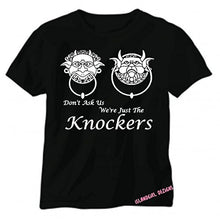 Load image into Gallery viewer, We&#39;re JUST the KNOCKERS Labyrinth Tshirt
