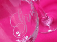 Load image into Gallery viewer, Etched Wine Glass Personalized
